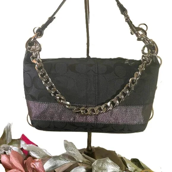 Coach Black Y2K Bucket Shoulder Bag